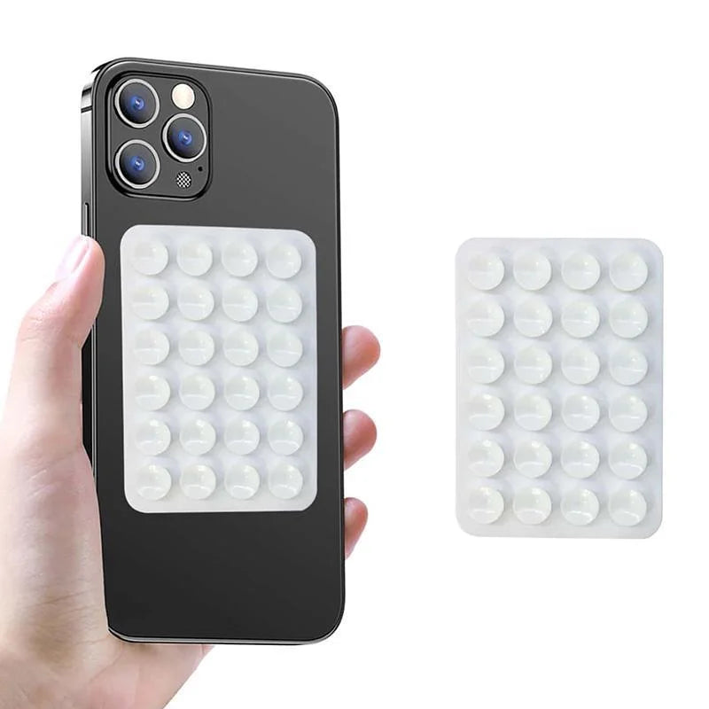 Candy Color Silicone Suction Phone Case Mount Non Slip Suction Cup Phone Stand Silicone Phone Holder For Selfies and Videos