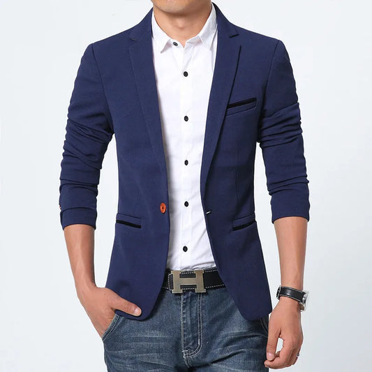 Brand: FGKKS  Style: Slim fit  Season: Autumn  Type: Luxury blazer/suit jacket  Target audience: Men  "Terno Masculino": Portuguese for "men's suit"